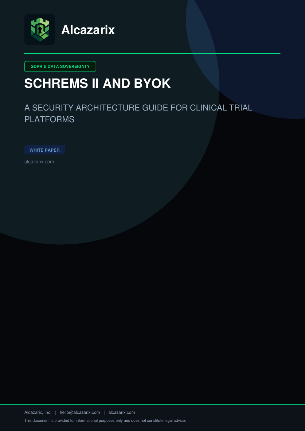 Schrems II and BYOK: A Security Architecture Guide for Clinical Trial Platforms